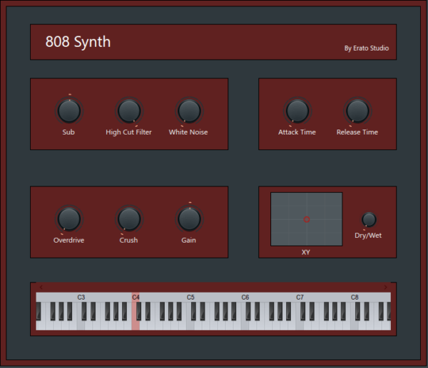 808 Synth Fl Studio Patcher plugin